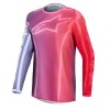 Γυναικεία μπλούζα motocross Alpinestars FLUID KEPLER PUR/RED
