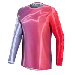 Γυναικεία μπλούζα motocross Alpinestars FLUID KEPLER PUR/RED Γυναικεία μπλούζα motocross Alpinestars FLUID KEPLER PUR/RED