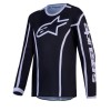 Παιδική μπλούζα motocross Alpinestars FLUID APEX V2 BLACK/SIL
