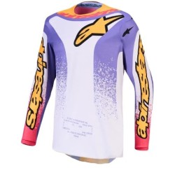 Παιδική μπλούζα motocross Alpinestars FLUID DRAG LIL/BLU/GLD Παιδική μπλούζα motocross Alpinestars FLUID DRAG LIL/BLU/GLD