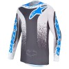 Παιδική μπλούζα motocross Alpinestars FLUID DRAG GRY/LIL/BL