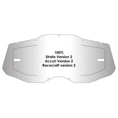 Πλάκα για γυαλιά AIRSCREEN - 100% STRATA2/ACCURI2/RACECRAFT2 (Με κουμπώματα) Πλάκα για γυαλιά AIRSCREEN - 100% STRATA2/ACCURI2/RACECRAFT2 (Με κουμπώματα)