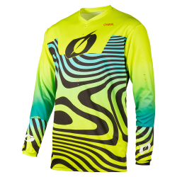 Παιδική μπλούζα motocross O'NEAL ELEMENT NOVA NEON YELLOW V.27