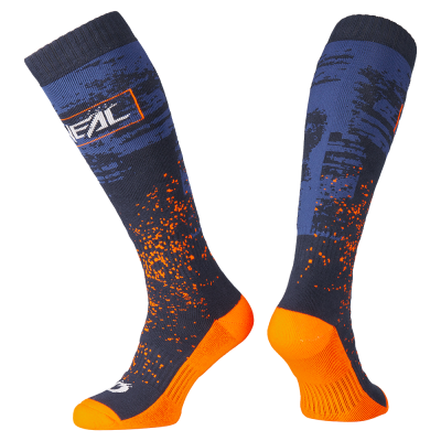 Θερμικές κάλτσες O'NEAL PRO MX PAINT BLUE/ORANGE V.27