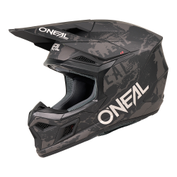 Κράνος Motocross O'NEAL 3SERIES ACID BLACK/GRAY V.27