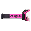 Γυαλιά Motocross O'NEAL B-22 CORE BLACK/PINK - CLEAR thumb