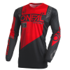 Μπλούζα Μοτοκρός O`NEAL ELEMENT FACTOR BLACK/RED V.27