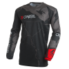 Μπλούζα Μοτοκρός O`NEAL ELEMENT ACID BLACK/GRAY V.27