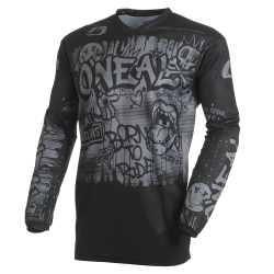 Μπλούζα Motocross O`NEAL ELEMENT RANCID BLACK/GRAY V.27 Μπλούζα Motocross O`NEAL ELEMENT RANCID BLACK/GRAY V.27