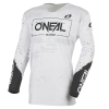 Μπλούζα Motocross O'NEAL MAYHEM PAINT WHITE/BLACK V.27