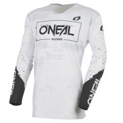 Μπλούζα Motocross O'NEAL MAYHEM PAINT WHITE/BLACK V.27