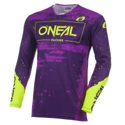 Μπλούζα Motocross O'NEAL MAYHEM PAINT PURPLE/NEON YELLOW V.27