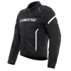 Υφασμάτινο μπουφάν μηχανής DAINESE AIR FRAME 3 TEX BLACK/BLACK/WHITE