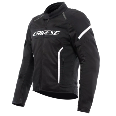 Υφασμάτινο μπουφάν μηχανής DAINESE AIR FRAME 3 TEX BLACK/BLACK/WHITE Υφασμάτινο μπουφάν μηχανής DAINESE AIR FRAME 3 TEX BLACK/BLACK/WHITE