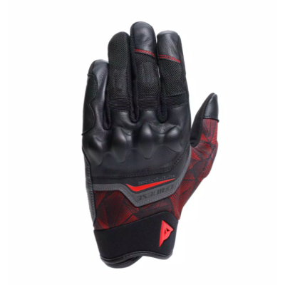 Γάντια μηχανής DAINESE ERMEX BLACK/RED-LAVA