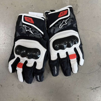 Μοτοσικλετιστικά γάντια ALPINESTARS SMX-Z DRYSTAR Μαύρο/Λευκό/Κόκκινο ΕΠΙΣΤΡΕΦΟΜΕΝΟ ΤΕΜΑΧΙΟ