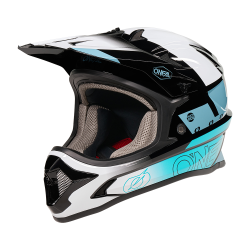 Παιδικό κράνος ποδηλάτου O'NEAL SONUS BLOX BLACK/WHITE/TEAL V.27 Παιδικό κράνος ποδηλάτου O'NEAL SONUS BLOX BLACK/WHITE/TEAL V.27