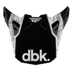 Γείσο για κράνος FLY RACING Formula CP DBK Peak - Μαύρο/Άσπρο/Γκρι Γείσο για κράνος FLY RACING Formula CP DBK Peak - Μαύρο/Άσπρο/Γκρι