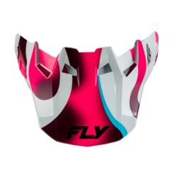 Γείσο για κράνος FLY RACING Formula CC Vibe Peak - White/Pink/Blue Γείσο για κράνος FLY RACING Formula CC Vibe Peak - White/Pink/Blue