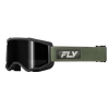Γυαλιά Motocross FLY RACING Focus Sand Goggle Green/Black - Dark Smoke Lens