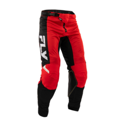 Μοτοκρός παντελόνι FLY RACING Kinetic Mesh Κόκκινο/Μαύρο/Λευκό