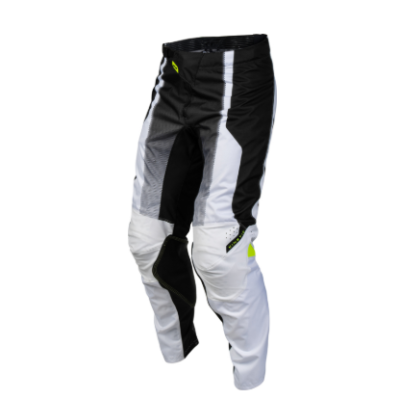 Μοτοκρός παντελόνι FLY RACING Kinetic White/Black/Hi-Vis