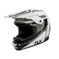 Κράνος Motocross FLY RACING Kinetic Sync - Λευκό/Μαύρο/Γκρι Κράνος Motocross FLY RACING Kinetic Sync - Λευκό/Μαύρο/Γκρι