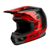 Κράνος Motocross FLY RACING Kinetic DBK 27 - Μαύρο/Κόκκινο/Γκρι
