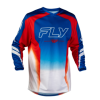 Μπλούζα Motocross FLY RACING F-16 Raze - Κόκκινο/Λευκό/Μπλε
