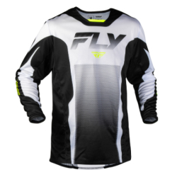 Μπλούζα Μοτοκρός FLY RACING Kinetic Fade - Λευκό/Μαύρο/Hi-Vis