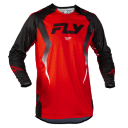 Μπλούζα Motocross FLY RACING Evolution DST Bolt - Κόκκινο/Μαύρο/Λευκό