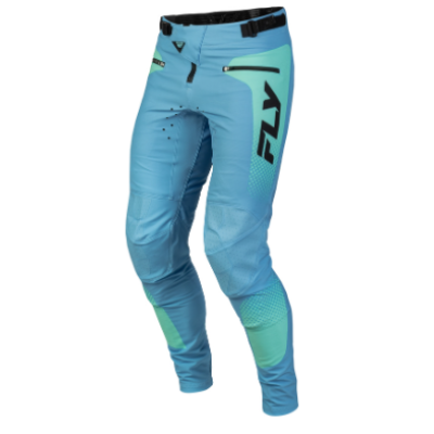 Παιδικό παντελόνι ποδηλασίας FLY RACING Youth Rayce Sonar - Teal/Aqua