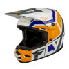 Παιδικό κράνος motocross FLY RACING Kinetic Scrap White/Orange/Blue/Grey
