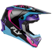 Κράνος Motocross FLY RACING Formula CP Charge - Μαύρο/Μωβ/Ροζ/Μπλε thumb