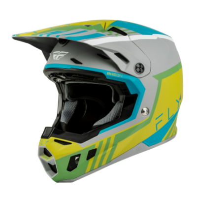 Κράνος Μοτοκρός FLY RACING Formula CC Strike- Γκρι/Πράσινο/Τυρκουάζ Κράνος Μοτοκρός FLY RACING Formula CC Strike- Γκρι/Πράσινο/Τυρκουάζ