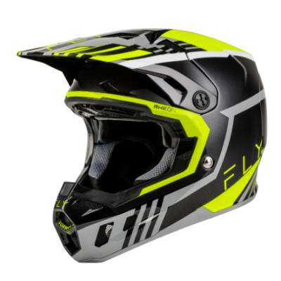 Κράνος Motocross FLY RACING Formula CC Strike- Γκρι/Μαύρο/Υψηλής Ορατότητας Κράνος Motocross FLY RACING Formula CC Strike- Γκρι/Μαύρο/Υψηλής Ορατότητας