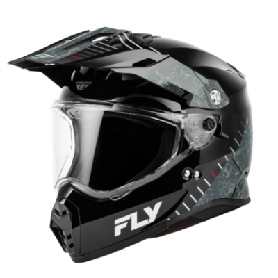Κράνος Enduro FLY RACING Trekker - Μαύρο/Γκρι
