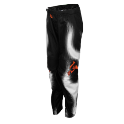 Παιδικό μοτοκρός παντελόνι FLY RACING Kinetic Torch - Μαύρο/Λευκό/Πορτοκαλί
