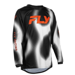 Παιδική μπλούζα motocross FLY RACING Kinetic Torch Black/White/Orange Παιδική μπλούζα motocross FLY RACING Kinetic Torch Black/White/Orange