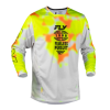 Μπλούζα Motocross FLY RACING Kinetic Blur- White/Hi-Vis/Orange