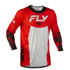 Μπλούζα Μοτοκρός FLY RACING Lite Flake- Κόκκινο/Γκρι/Μαύρο