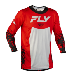 Μπλούζα Μοτοκρός FLY RACING Lite Flake- Κόκκινο/Γκρι/Μαύρο