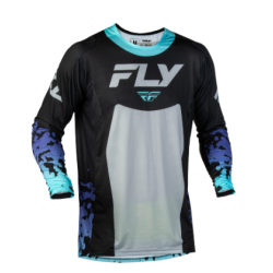 Μπλούζα Μοτοκρός FLY RACING Lite Flake- Μαύρο/Γκρι/Πολύχρωμο