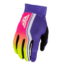 Παιδικά γάντια μοτοκρός FLY RACING Youth F-16 Raze Gloves - Μωβ/Κόκκινο/Κίτρινο
