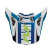Γείσο για κράνος FLY RACING Formula CP Charge Peak - Λευκό/Μπλε/Μαύρο