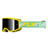 Γυαλιά Μοτοκρός FLY RACING Zone Κίτρινο/Πράσινο/Μαύρο - Καθρέφτης/Καπνιστός Φακός