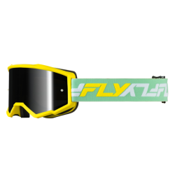 Γυαλιά Μοτοκρός FLY RACING Zone Κίτρινο/Πράσινο/Μαύρο - Καθρέφτης/Καπνιστός Φακός