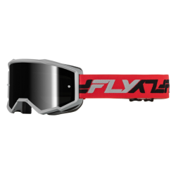 Γυαλιά Motocross FLY RACING Zone Red/Grey/Black - Mirror/Smoke Lens