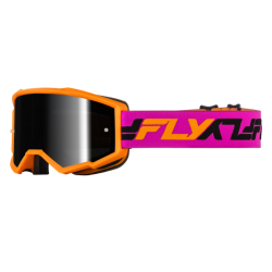 Γυαλιά Motocross FLY RACING Zone Orange/Pink/Black - Mirror/Smoke Lens