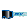 Γυαλιά Motocross FLY RACING Zone Μπλε/Λευκό/Μαύρο - Καθρέφτης/Καπνιστός Φακός